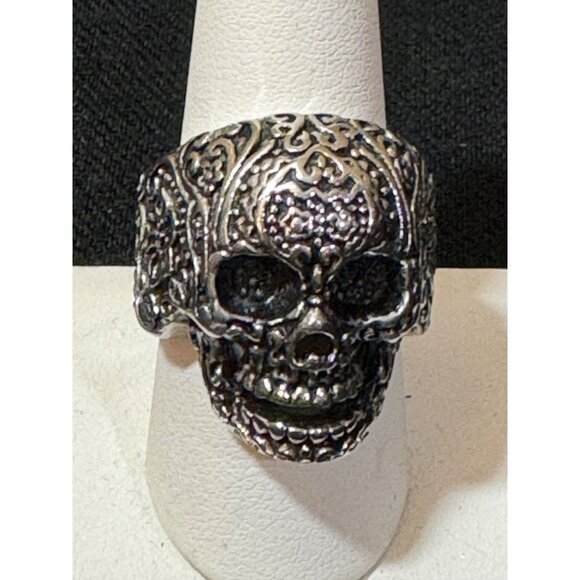 Invicta Skull Stainless Steel Men's Size 10 Gothic - Picture 2 of 8